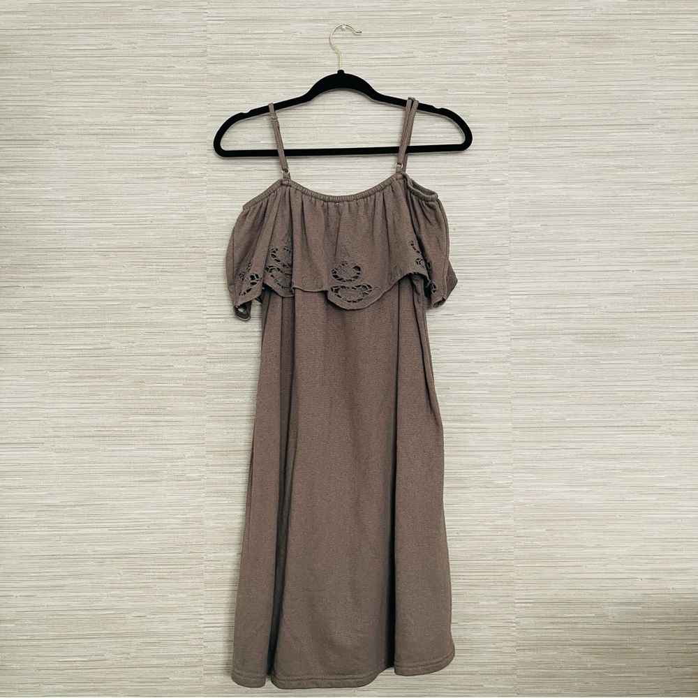 Easel Women's Cold Shoulder Dress